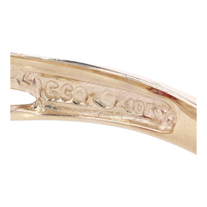 10K Yellow Gold Garnet Fashion Ring