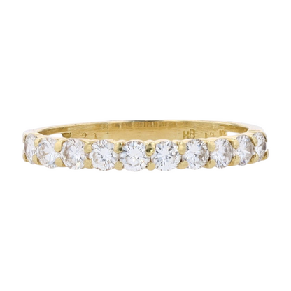 1/2 ctw 18K Yellow Gold Diamond Band Ring