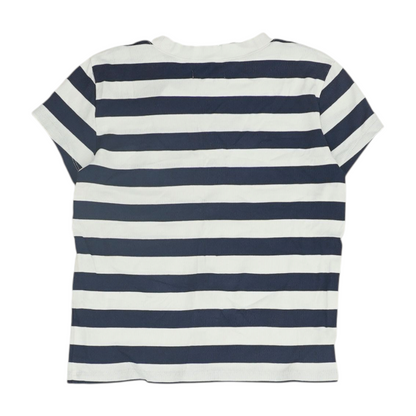 Navy Striped Blouse