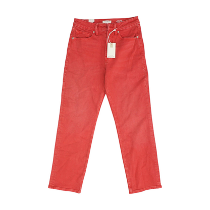 Red Straight Jeans