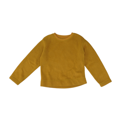 Mustard Solid Sweatshirt Pullover