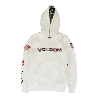 White Graphic Hoodie