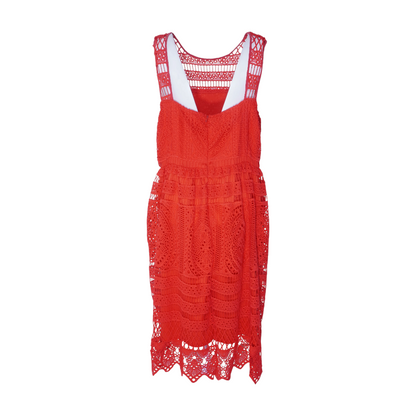 Red Midi Dress