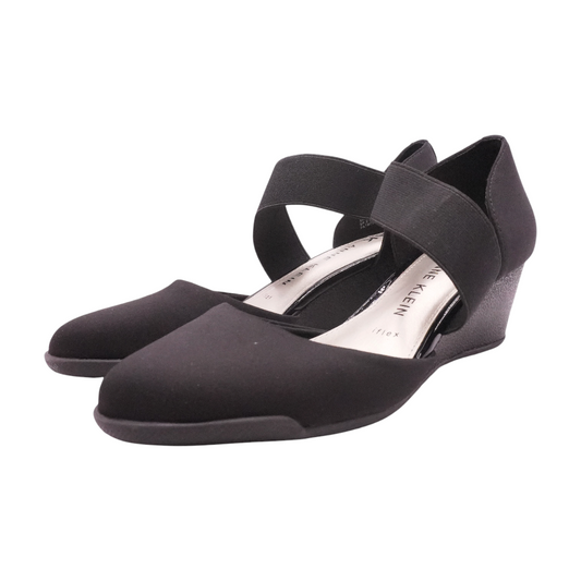 Black Wedge Heels