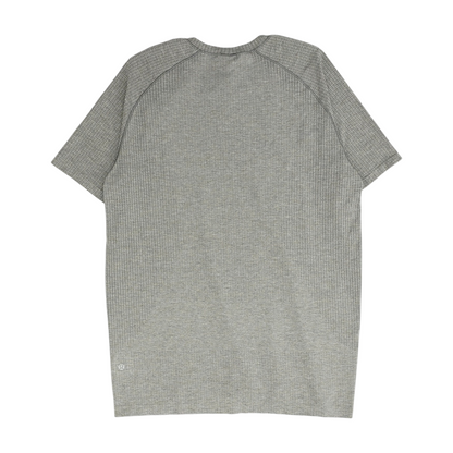 Gray Solid Active T-Shirt
