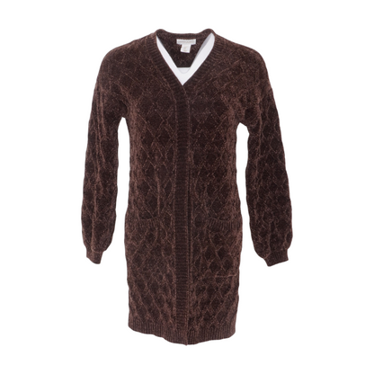 Brown Cardigan Sweater
