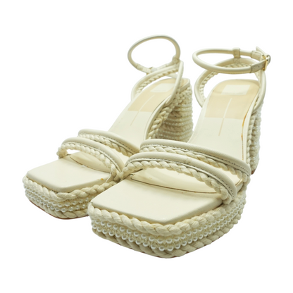 Ivory Block Heels