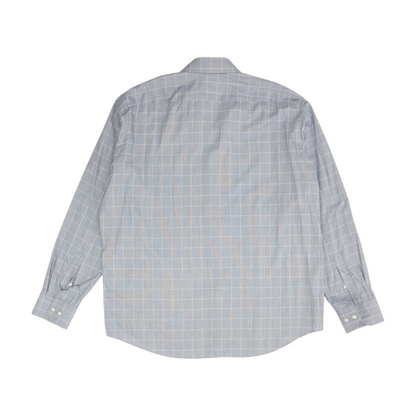 Blue Check Long Sleeve Button Down