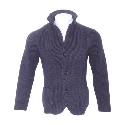 Navy Brenta 100% Wool Swacket