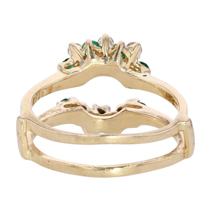 14K Sterling Silver Diamond Fashion Ring