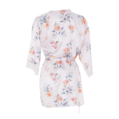 Pink Floral Robe