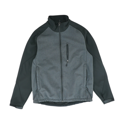 Gray Color Block Jacket
