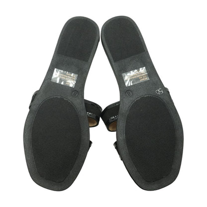 Black Flat Sandals