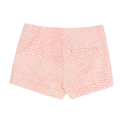 Pink Hearts Chino / Khaki Shorts