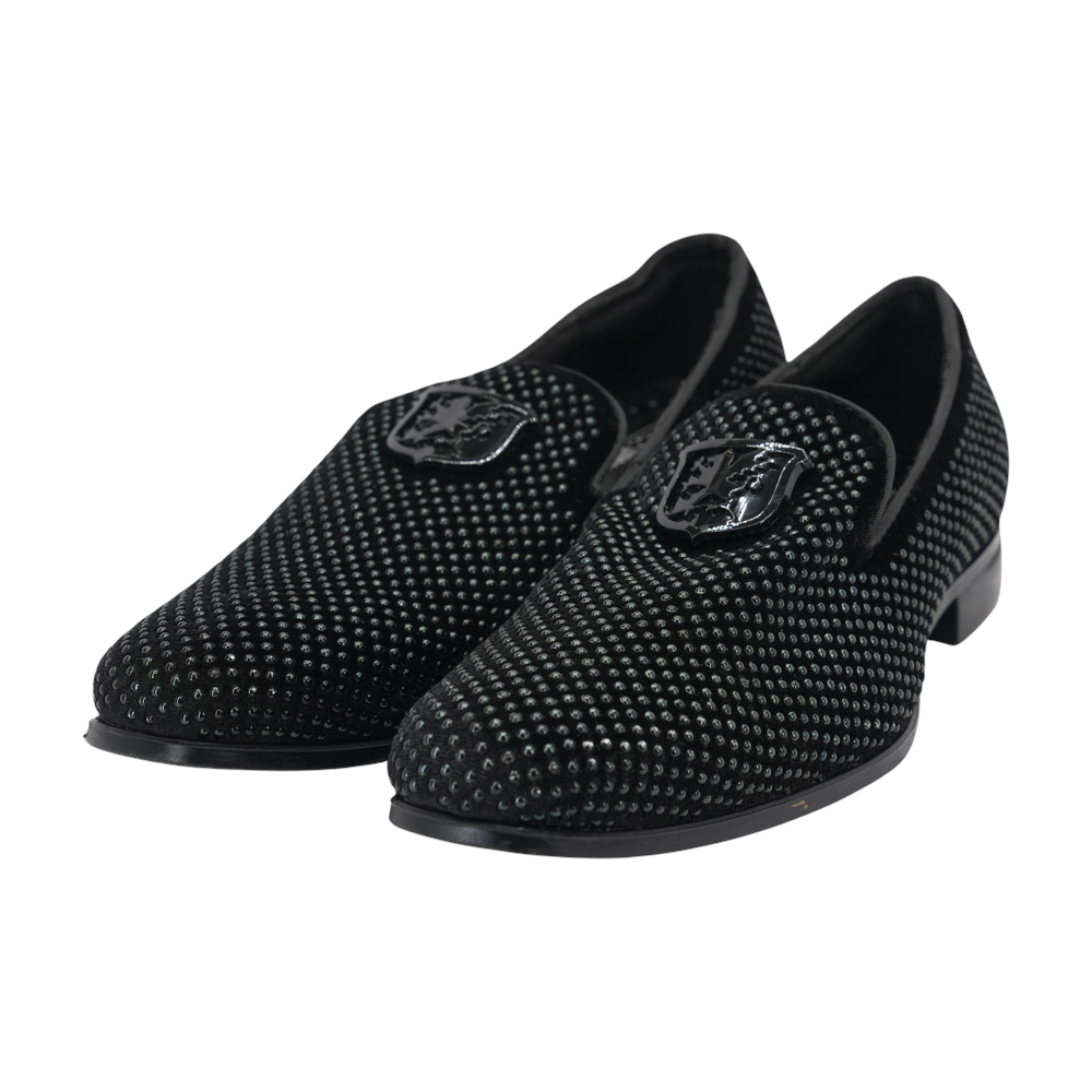 Black Slip-On Dress Shoes