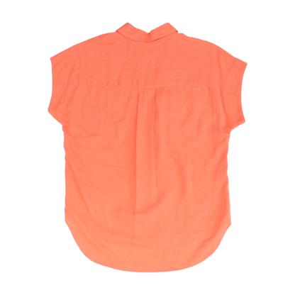 Coral Button Down