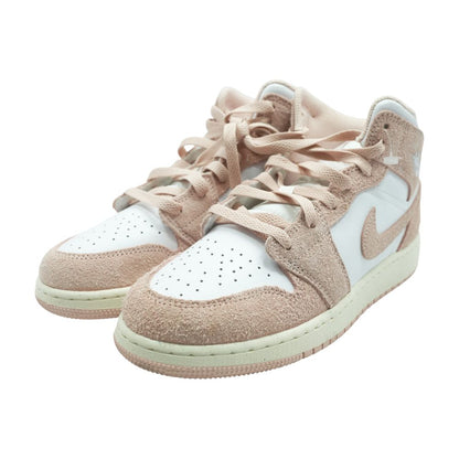 Jordan 1 Mid SE Pink Athletic Shoes