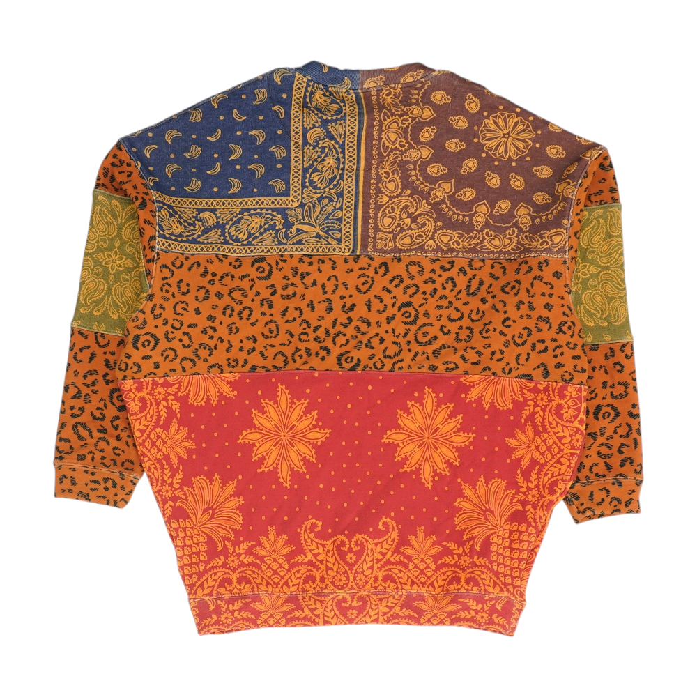 Multi Print Sweatshirt Pullover