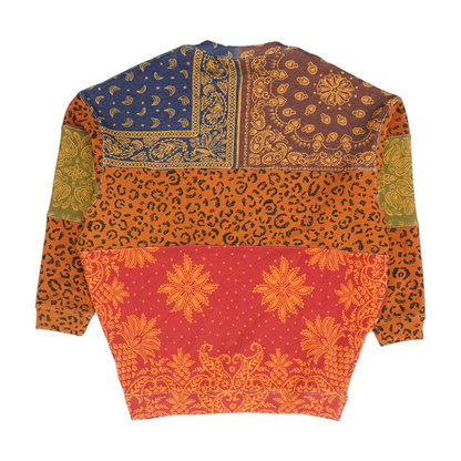 Multi Print Sweatshirt Pullover