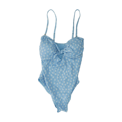 Blue Floral One-Piece