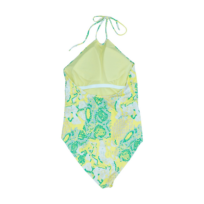 Green Abstract One-Piece