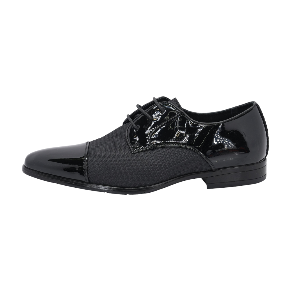 Black Lace-Up Dress Shoes