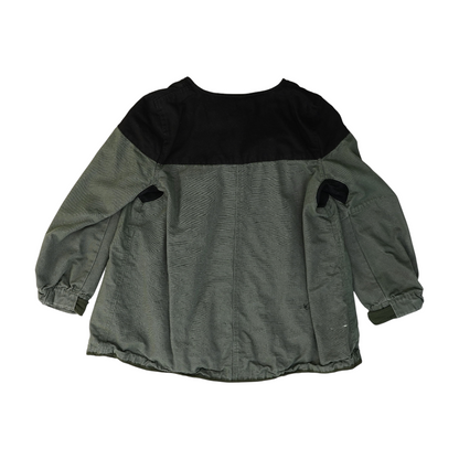 Gray Color Block Jacket