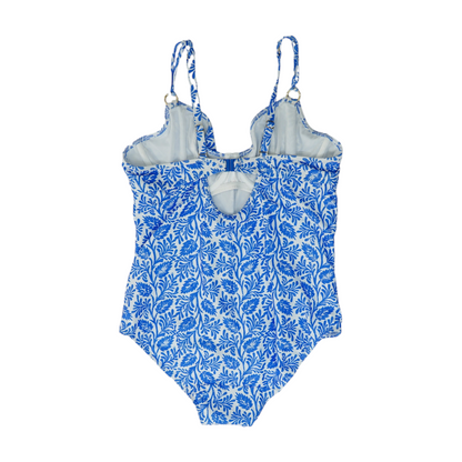 Blue Abstract One-Piece