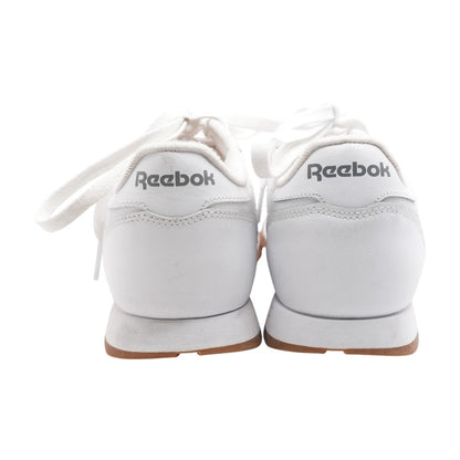 Classic Leather White Low Top Athletic Shoes