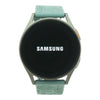 40mm Galaxy Watch7 Gray Smartwatch Green Band S/M