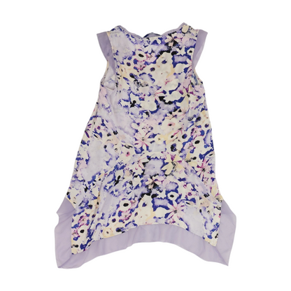 Purple Floral Blouse