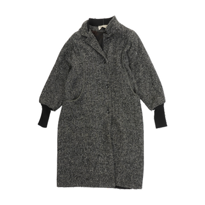 Vintage Gray Solid Coat