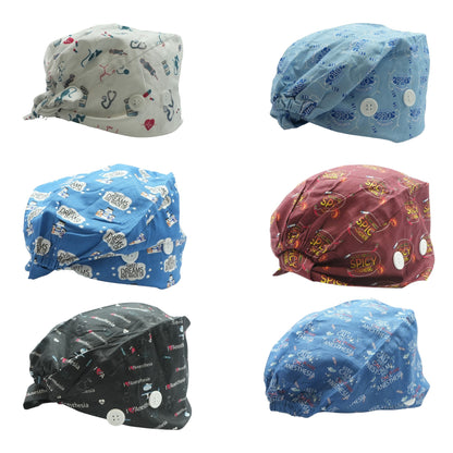 4pc Scrub Caps