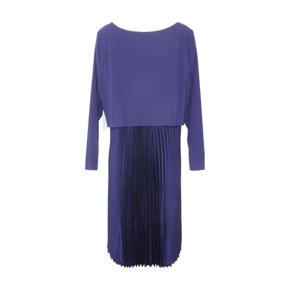 Navy Plus Midi Dress