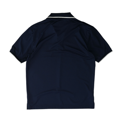 Navy Solid Short Sleeve Polo