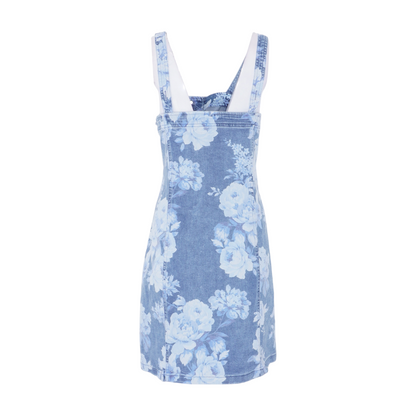 Blue Tall Floral Mini Dress