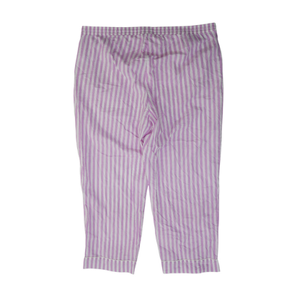 Pink Striped Pajama Bottom