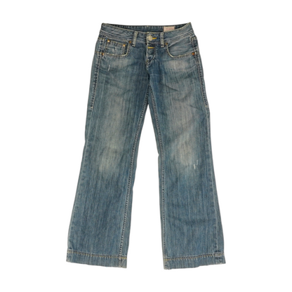 Blue Bootcut Jeans