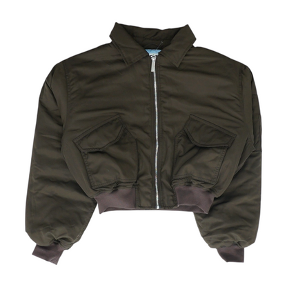 Brown Solid Jacket
