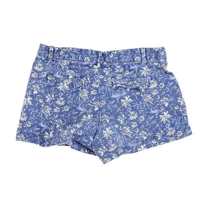 Blue Floral Chino Shorts