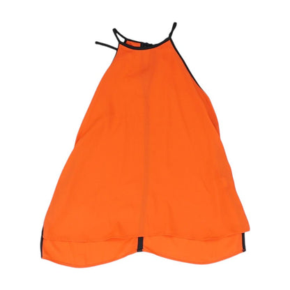 Red Solid Sleeveless Blouse