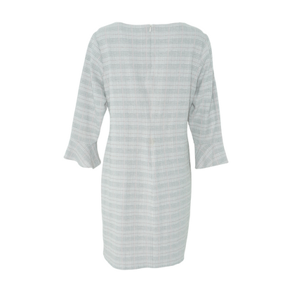 Gray Plus Plaid Midi Dress