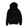 Black Plus Size Solid Hoodie Pullover