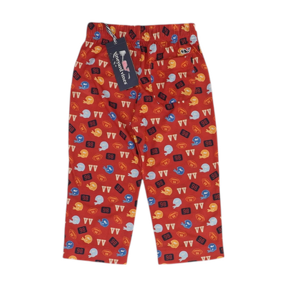 Red Graphic Pajama Bottom