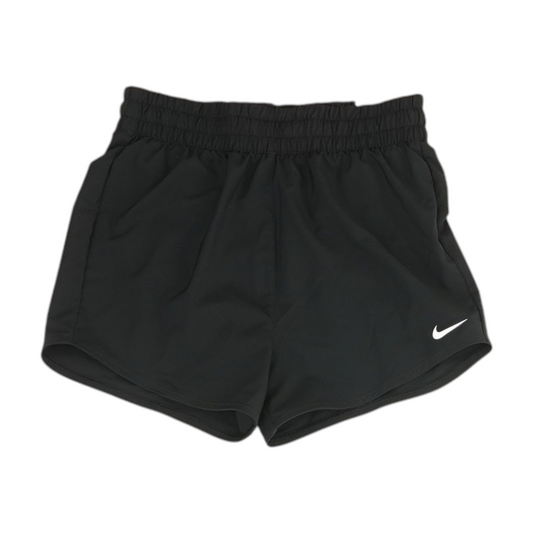 Black Solid Active Shorts