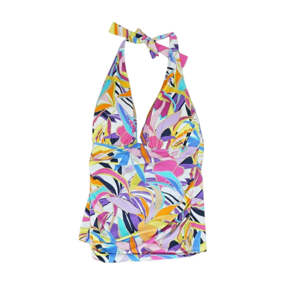 Multi Abstract Swim Top