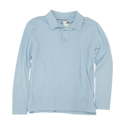 Blue Long Sleeve Polo