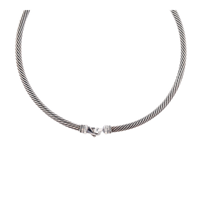 Sterling Silver Choker Necklace