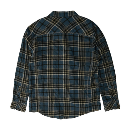 Blue Plaid Flannel Button Down