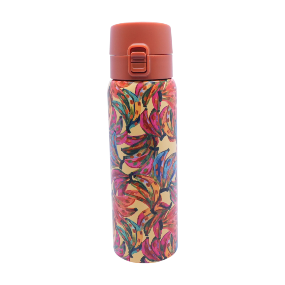 Banana Motif 22 oz Water Bottle
